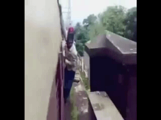 Экстремальный бег.А ты бы смог 